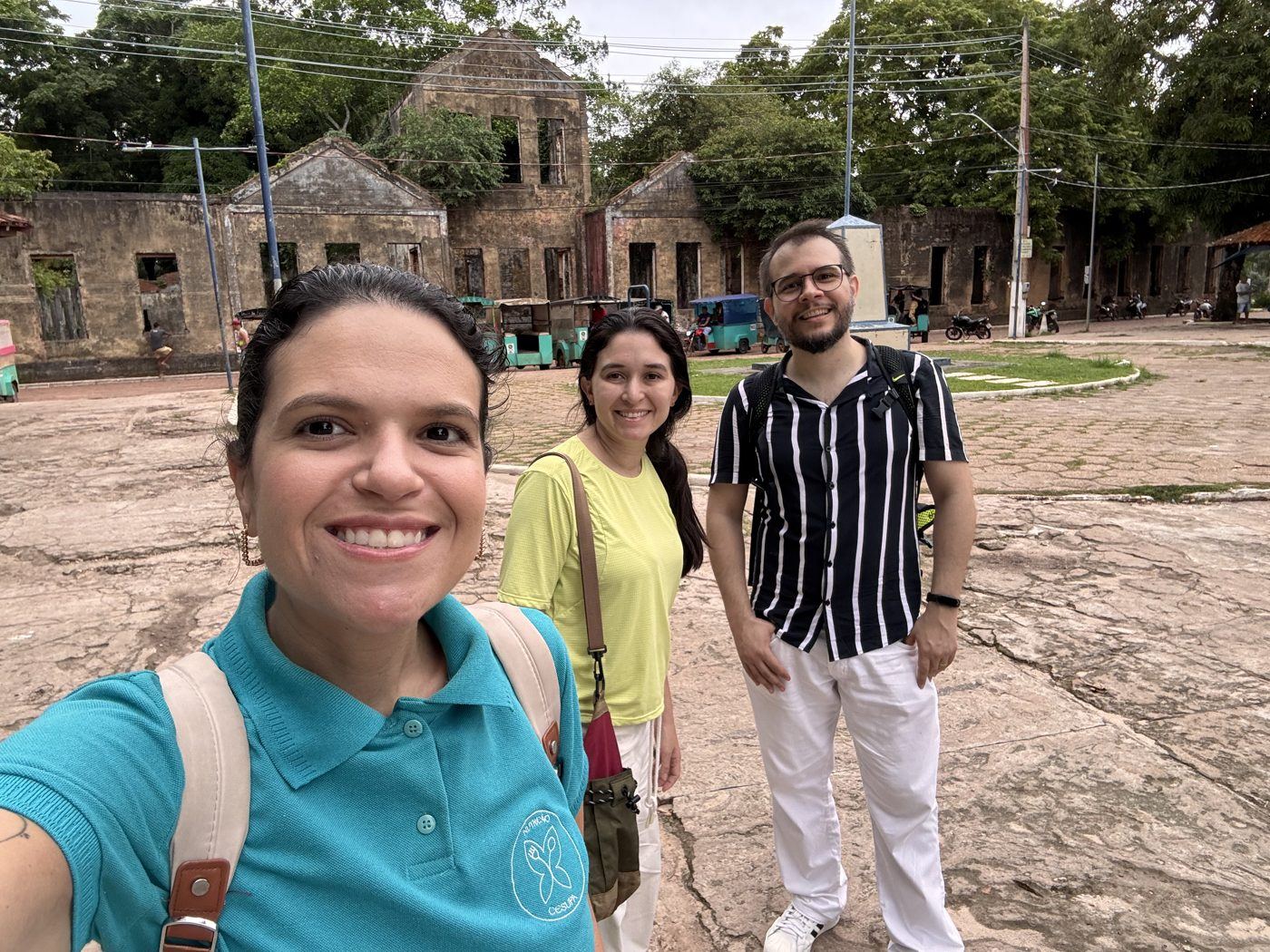 Equipe do projeto em visita de campo às ilhas
